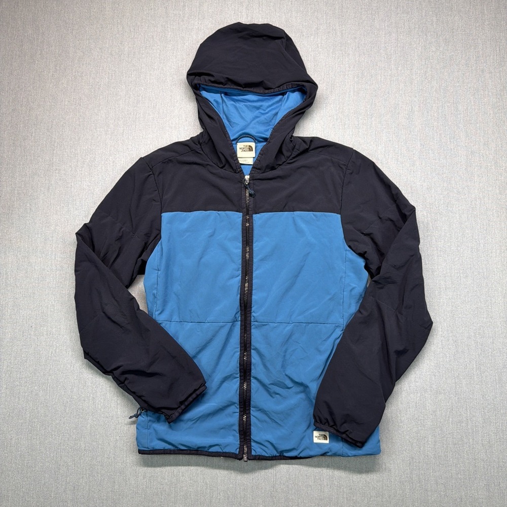 The North Face Jacket Mens M Blue Hooded Full Zip  Hoodie